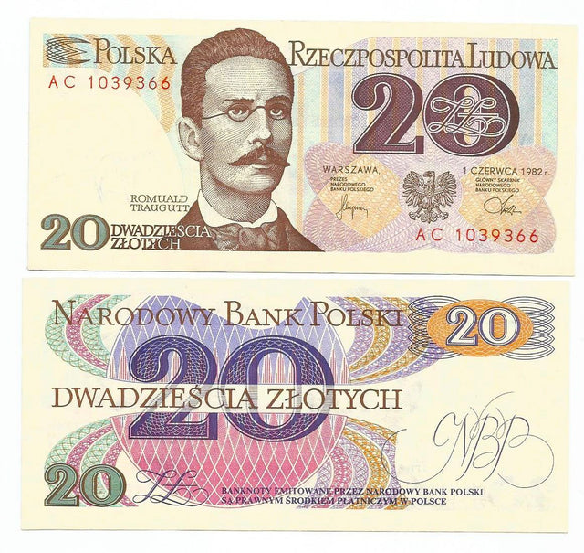 Poland P149(U) 20 Zlotych