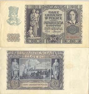 Poland P95(VF) 20 Zlotych