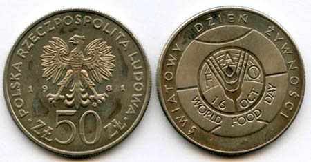 Poland KM127(U) Poland 50 Zlotych