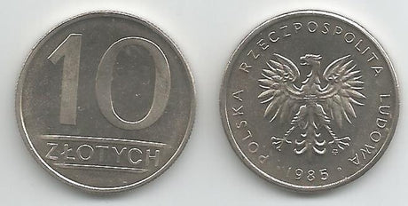 Poland KM152.1(U) 10 Zlotych