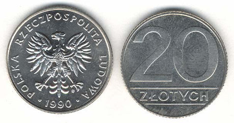 Poland KM153.2(U) 20 Zlotych