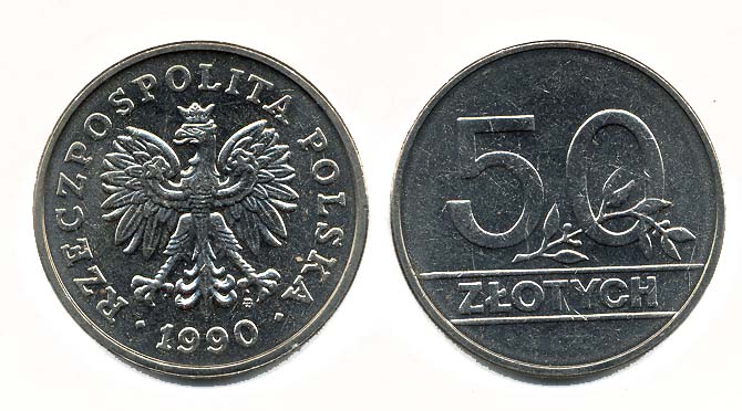 Poland KM216(U) 50 Zlotych