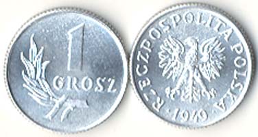 Poland KM39(U) 1 Grosz