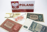 POLAND-BF Poland: Five Polish Banknotes (Billfold)