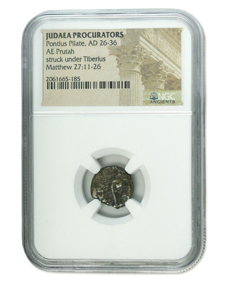 PONTIUSPILATE-NGC(LG) Judaea AE Pontius Pilate (AD 26-36) Prutah NGC(LG)