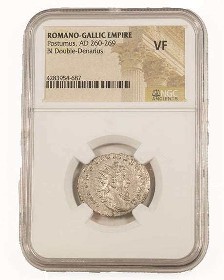 POSTUMUS(AE)NGC(VF) Roman AE of Postumus (AD 260-269) NGC(VF)