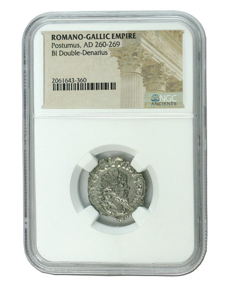 POSTUMUS(AR)NGC(MG) Roman Silver Antoninianus of Postumus (AD260-269) NGC(MG)