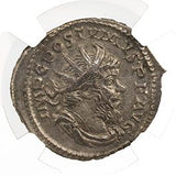 POSTUMUS(AR)NGC(XF) Roman Silver Antoninianus of Postumus (AD260-269) NGC(XF)