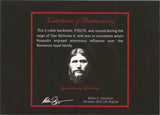 RASPUTIN-BNCARD Rasputin Banknote Card