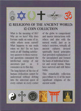 RELIGION12CNBOX-B Religions of The Ancient World: Box of 12 Ancient Coins (Twelve-Coin Boxed Set)