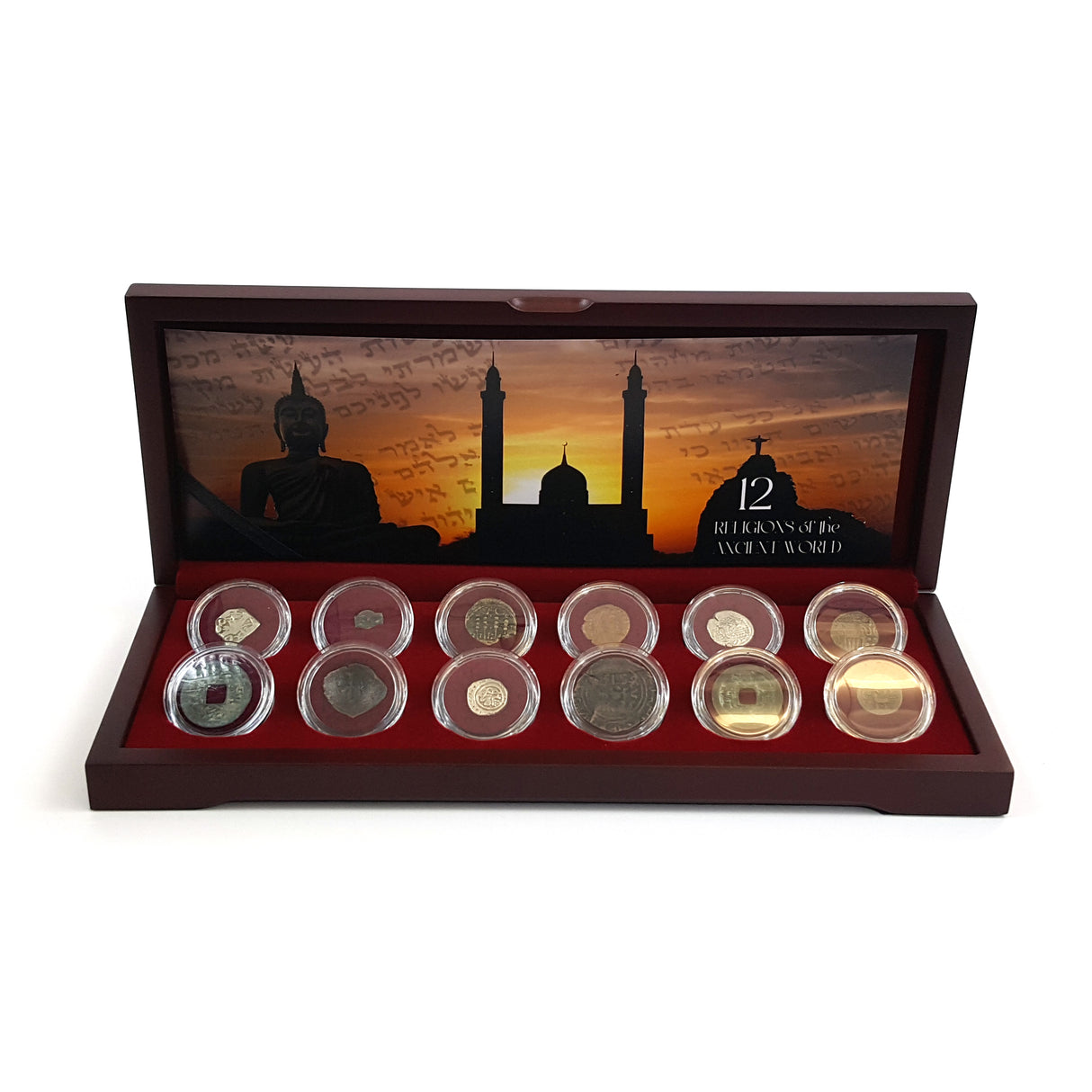 RELIGION12CNBOX-B Religions of The Ancient World: Box of 12 Ancient Coins (Twelve-Coin Boxed Set)