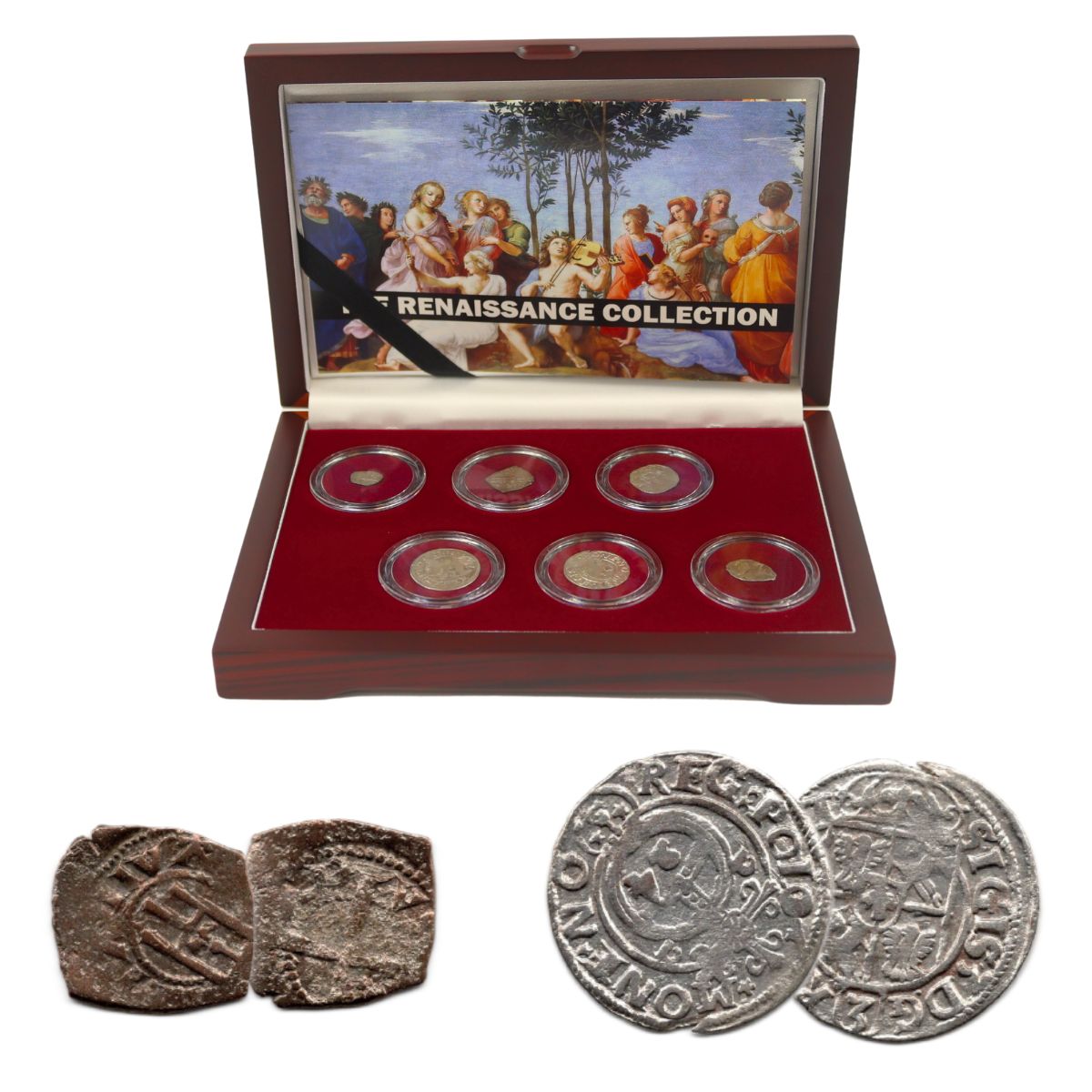 RENAISSANCESL6CNBOX-C Renaissance: Boxed Set of Six Silver Coins (Six-Coin Box)