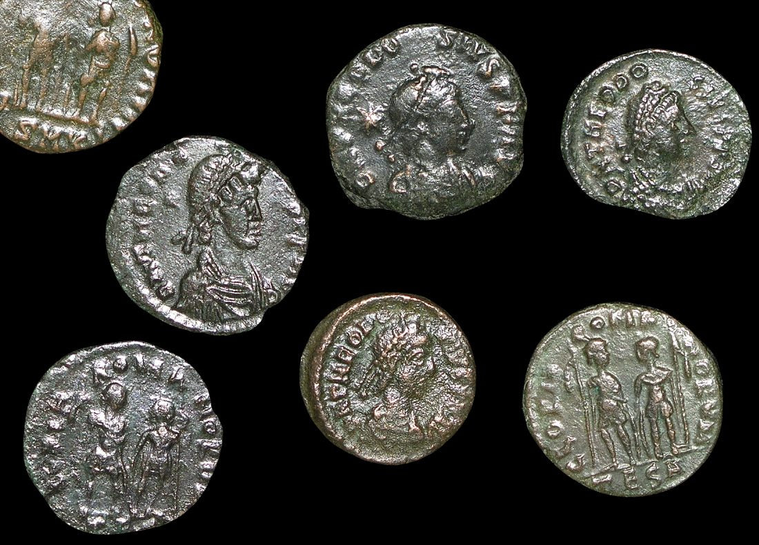 Rom-Br-Theodosius-2Nd Roman Empire, Theodosius Ii (402-450 Ce), Nummus(C)