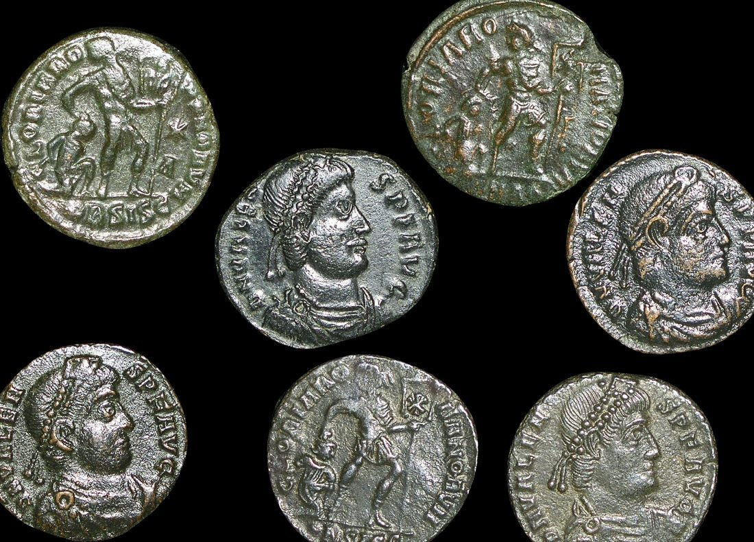 Rom-Br-Valens-Natural Roman Empire, Valens (364-378 Ce), Nummus(C)