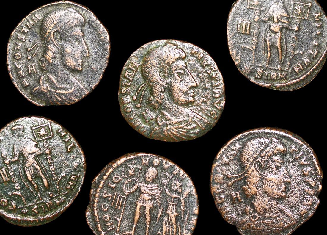 Rom-Br-Vetranio Roman Empire, Vetranio, With Constantius Ii (350 Ce), Nummus(C)