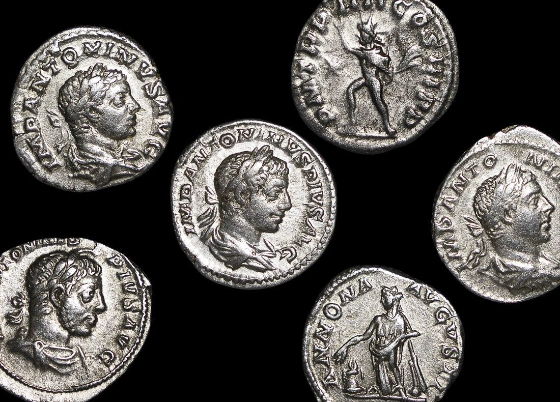 Rom-Sl-Elagabalus Roman Empire, Elagabalus (218-222 Ce), Denarius(C)