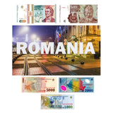 Romania: Five Banknotes of Romania (billfold)