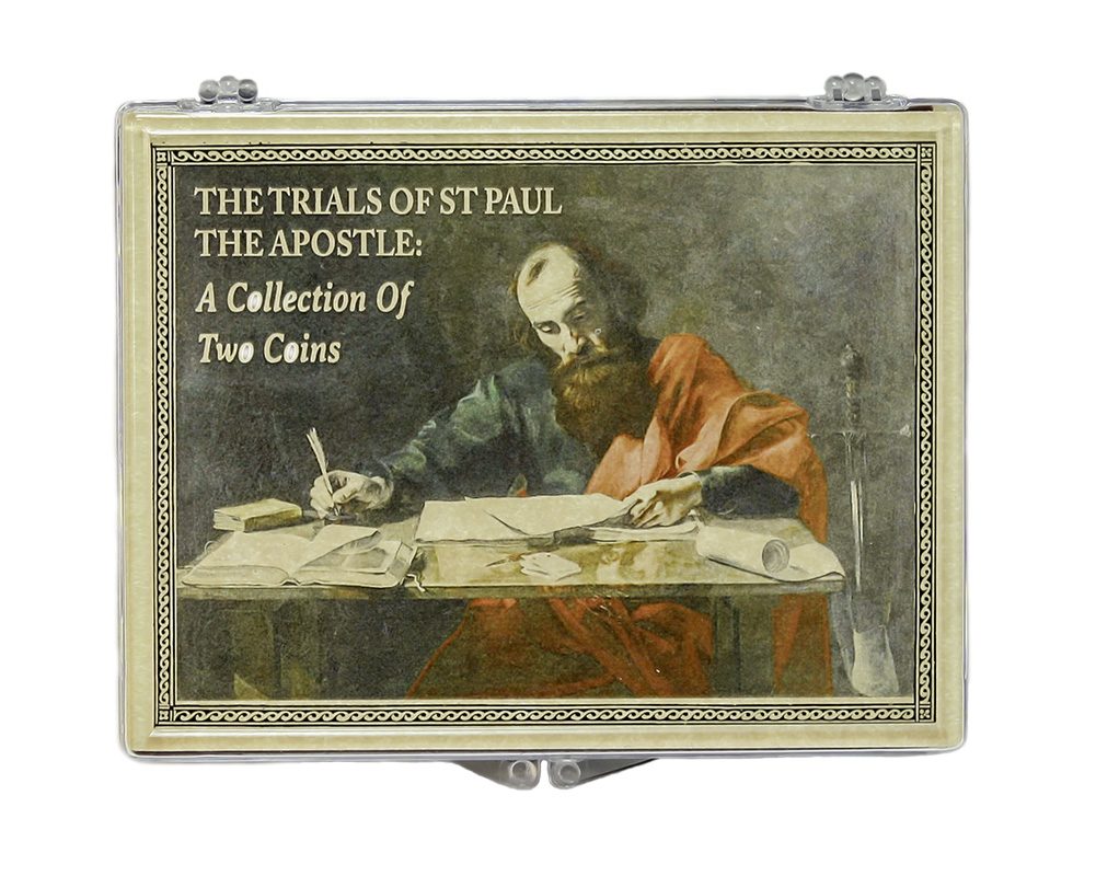 Trials of Saint Paul: Two Bronze Prutahs of Judaea (Clear Box)