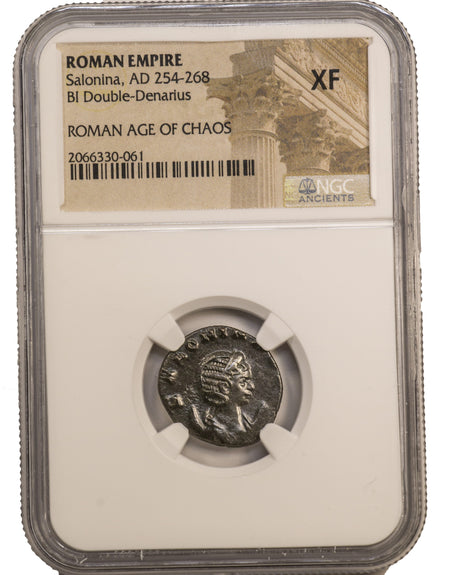 SALONINA(ANT)NGC(XF) Roman AE Salonina (AD 253-268) NGC(XF)