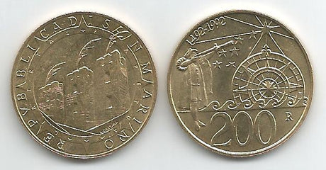 San Marino KM285(U) 200 Lire