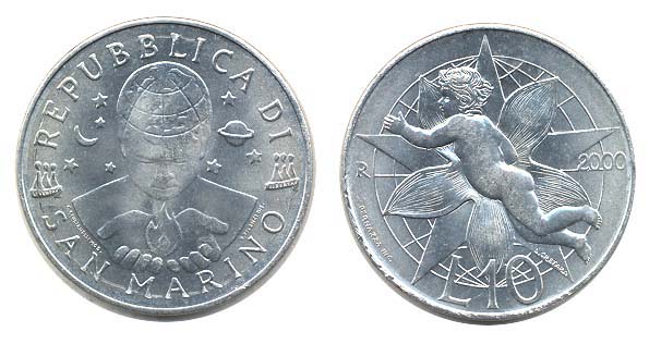 San Marino KM399(U) 10 Lire