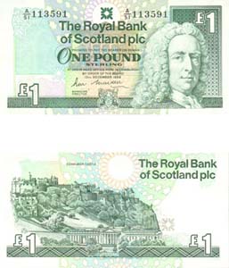 Scotland P351a(U) 1 Pound