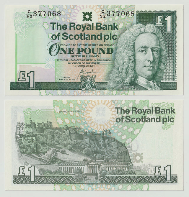 Scotland P351e(U) Scotland 1 pound