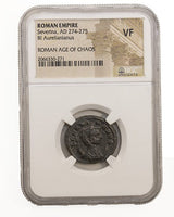 SEVERINA(ANT)NGC(VF) Roman AE Ulpia Severina (AD270-275) NGC(VF)