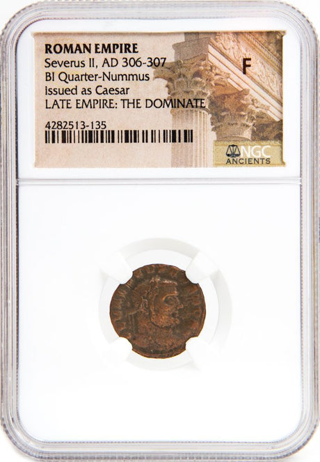 SEVERUS2ND(AE3)NGC(F) Roman AE of Severus II (306-307) NGC(F)