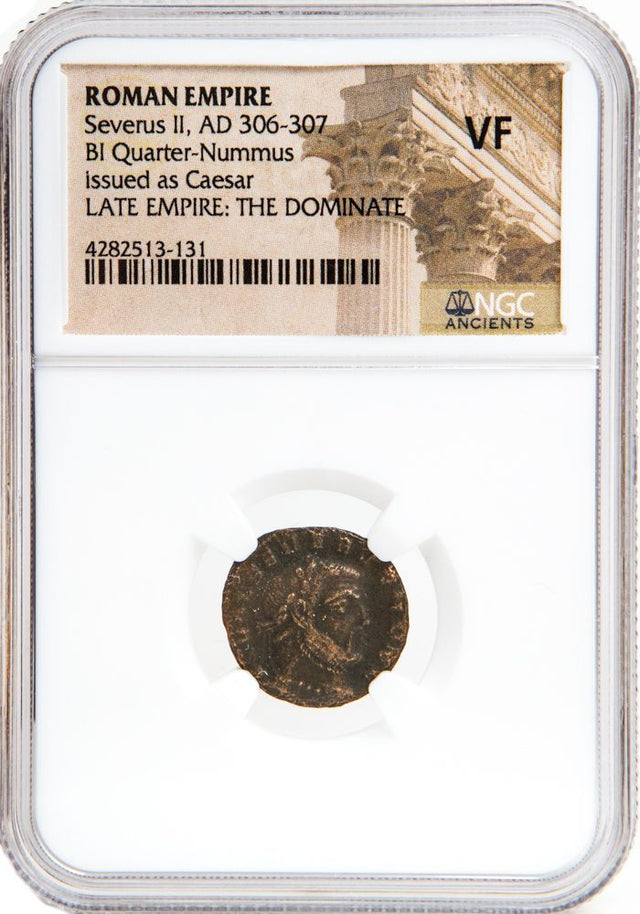 SEVERUS2ND(AE3)NGC(VF) Roman AE of Severus II (306-307) NGC(VF)