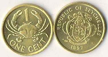 Seychelles KM46.2(U) 1 Cent