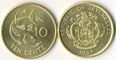 Seychelles KM48.2(U) 10 Cents