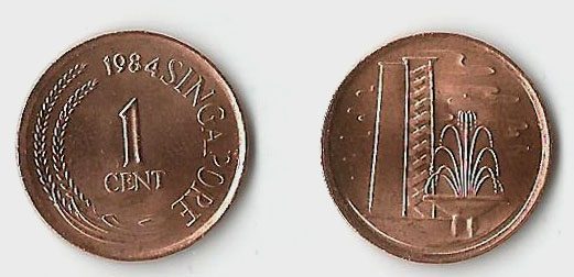 Singapore KM1a(U) 1 Cent