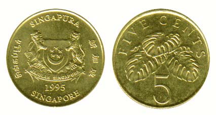 Singapore KM99(U) 5 Cents