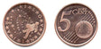 Slovenia KM70(U) 5 Euro Cents