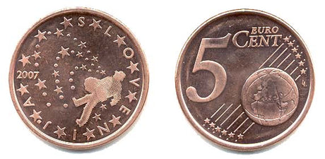 Slovenia KM70(U) 5 Euro Cents