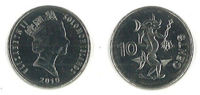 Solomon Islands KM27a(U) 10 Cents