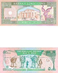 Somaliland P1(U) 5 Shillin