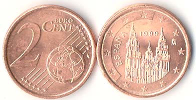 Spain KM1041(U) 2 Spai. Cents