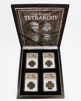 The Roman Tetrarchy: A Collection of Four NGC-Slabbed Coins (Four-Coin Box) (TETRARCHY4CNBOX-NGC) (VF)