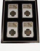 The Roman Tetrarchy: A Collection of Four NGC-Slabbed Coins (Four-Coin Box) (TETRARCHY4CNBOX-NGC) (VF)