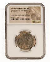 The Roman Tetrarchy: A Collection of Four NGC-Slabbed Coins (Four-Coin Box) (TETRARCHY4CNBOX-NGC) (VF)