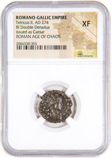 TETRICUS2ND(ANT)NGC(XF) Roman AE of Tetricus II (AD 273-274) NGC(XF)