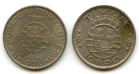 Timor KM22(VF) 10 Escudos