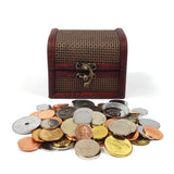 TREASUREBOX Treasure Box: One pound of mixed world coins PLUS one ancient Roman bronze