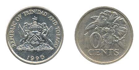 Trinidad & Tobago KM31(XF) 10 Cents