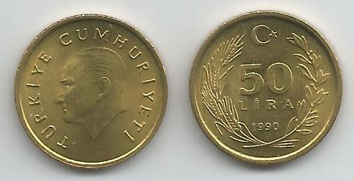 Turkey KM987(U) 50 Lira