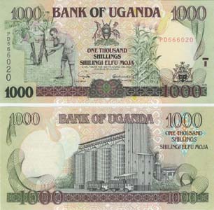 Uganda P39(U) 1,000 Shillings