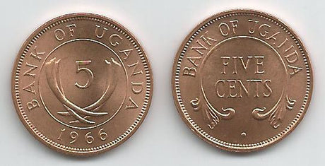 Uganda KM1(U) 5 Cents