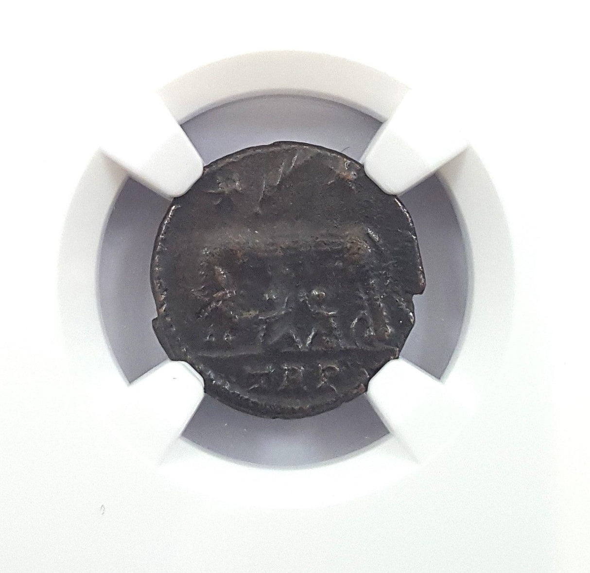 URBSROMA(EPFIG)NGC(XF) Roman AE of Urbs Roma (AD 330-346) Epfig Hoard NGC(XF)